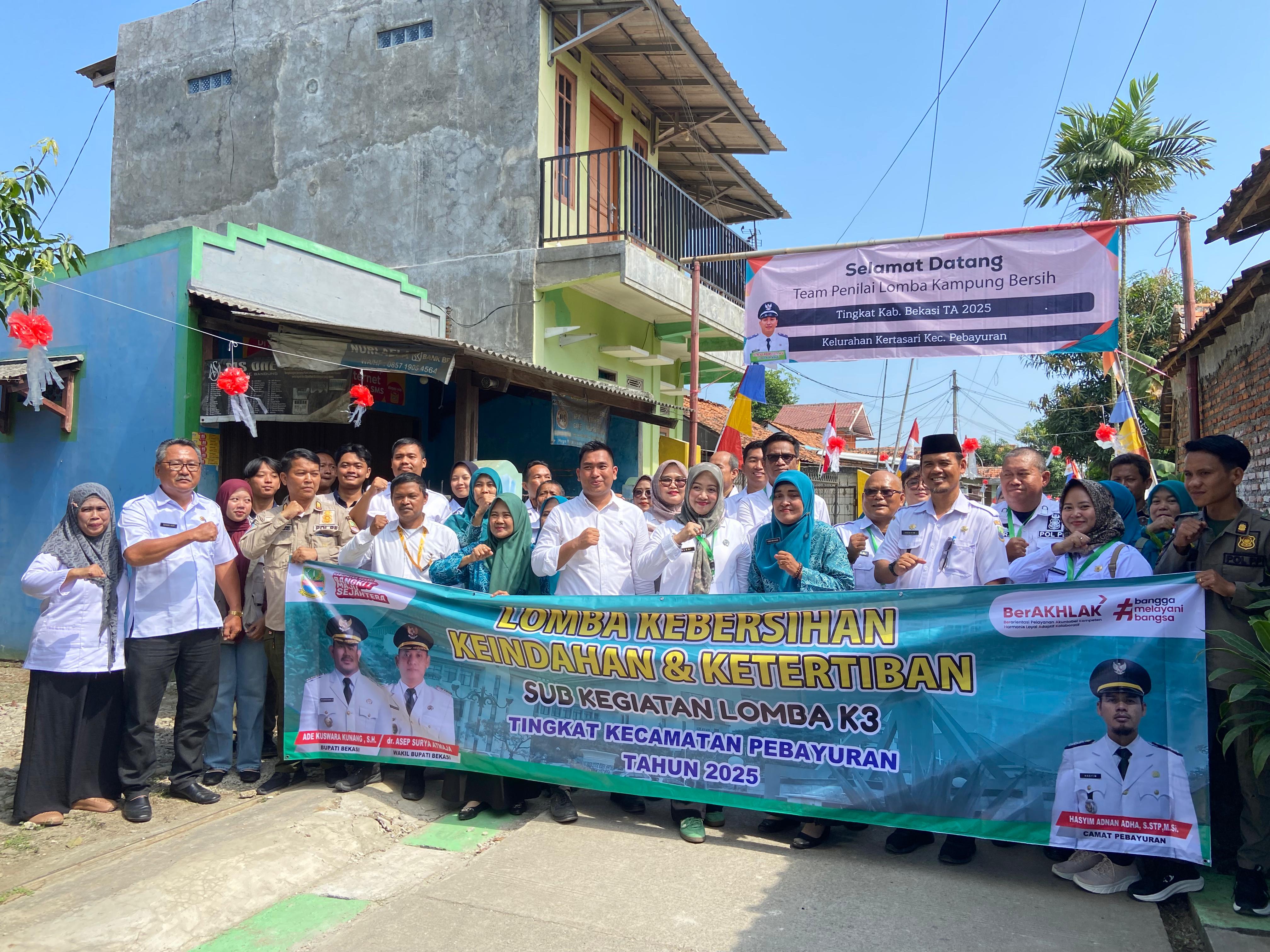 Lomba Kampung Bersih Bangkit, Maju, Dan Sejahtera tingkat Kabupaten Bekasi